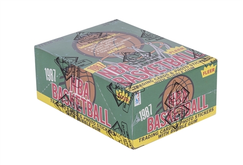 1987-88 Fleer Basketball Unopened Wax Box (36 packs) – BBCE Certified